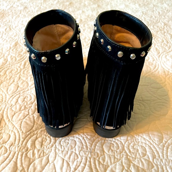 Michael Kors Billy Stud Suede Fringe Bootie - Picture 5 of 16